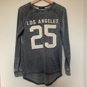 NWOT F21 Gray Los Angeles Sweater